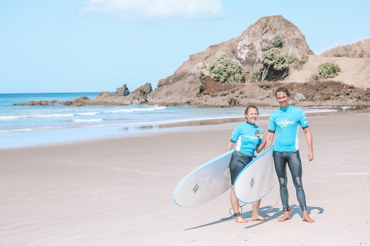 Aotearoa Surf Eco Pods Hotel Te Arai Luaran gambar