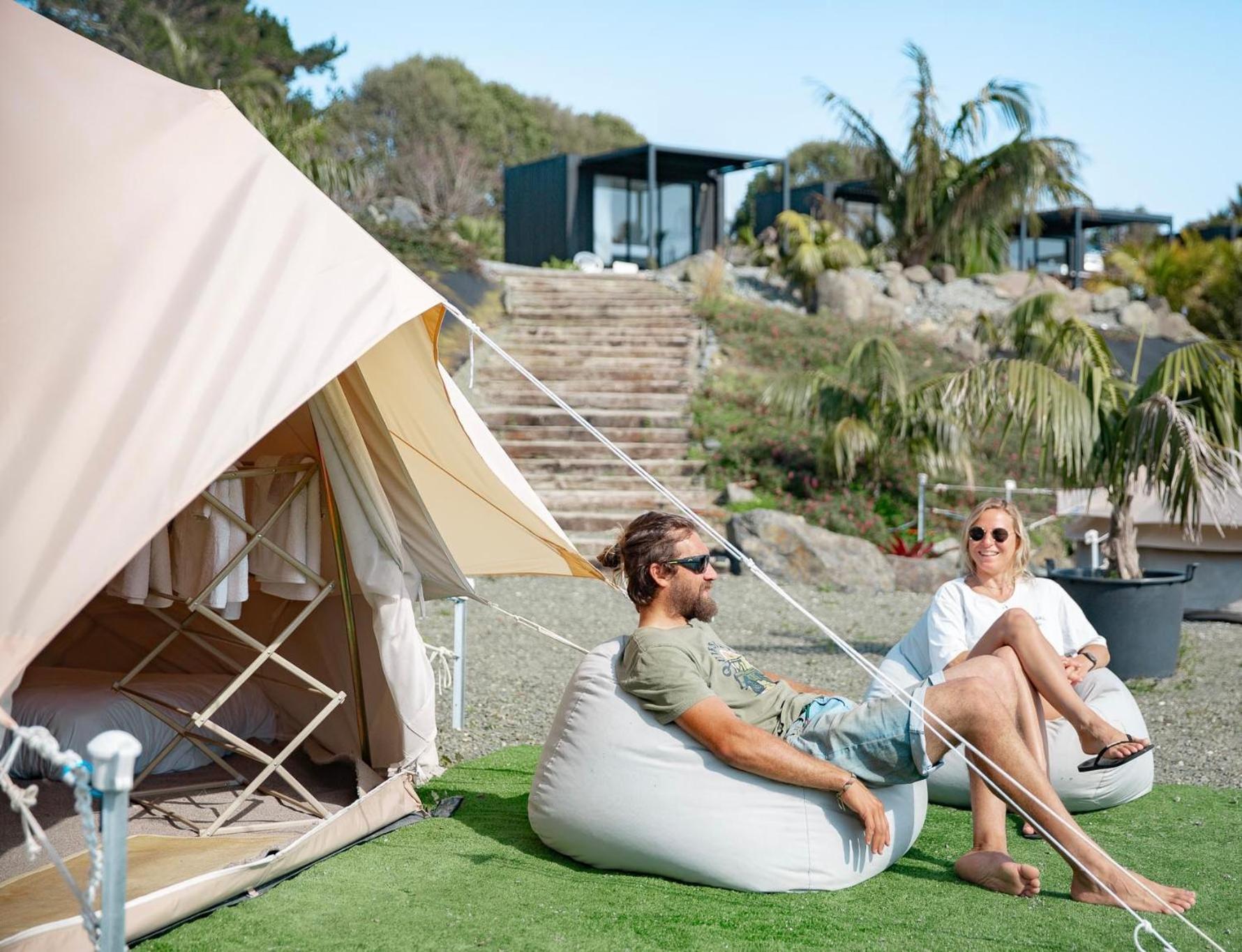 Aotearoa Surf Eco Pods Hotel Te Arai Luaran gambar
