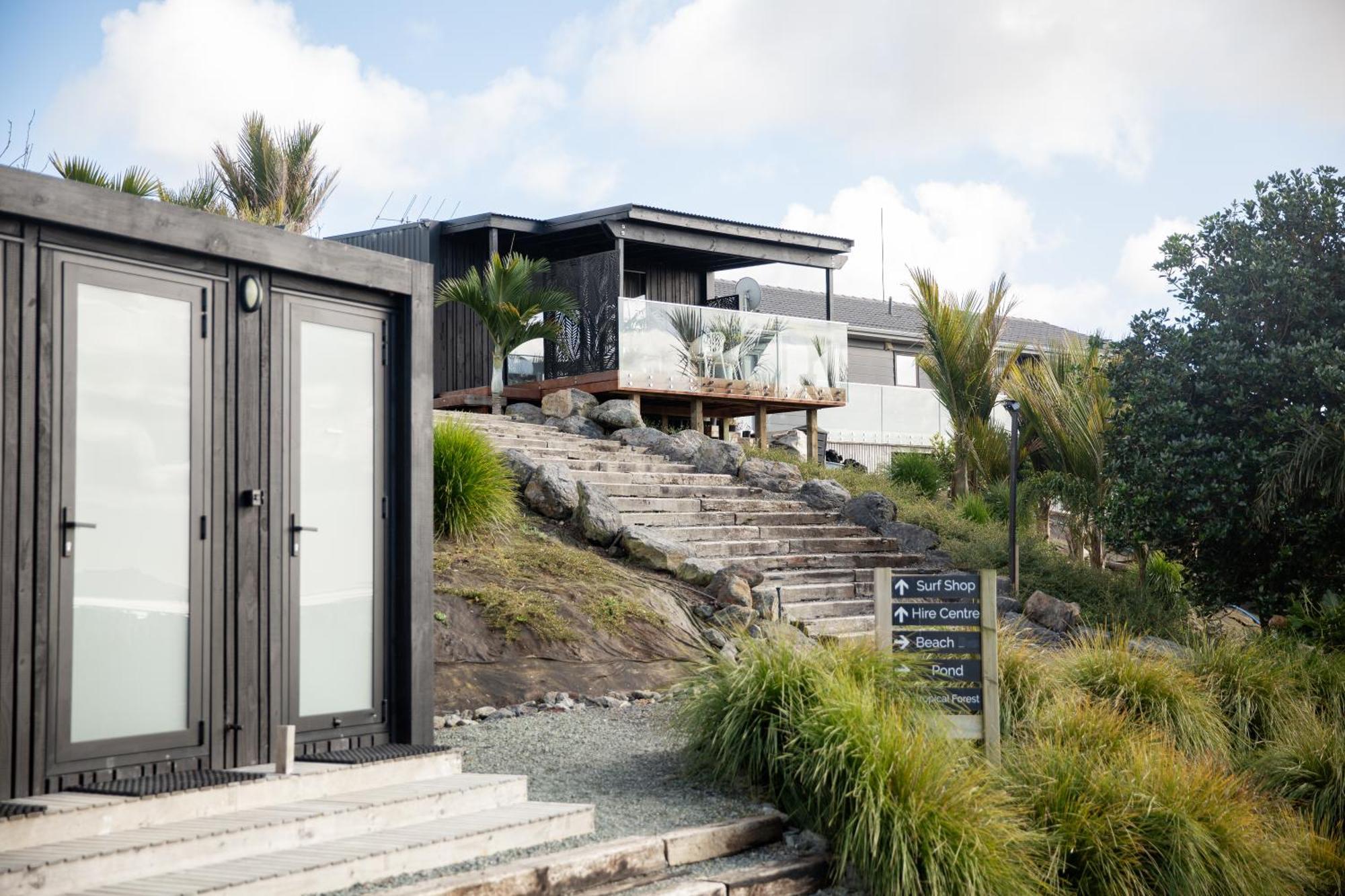 Aotearoa Surf Eco Pods Hotel Te Arai Luaran gambar
