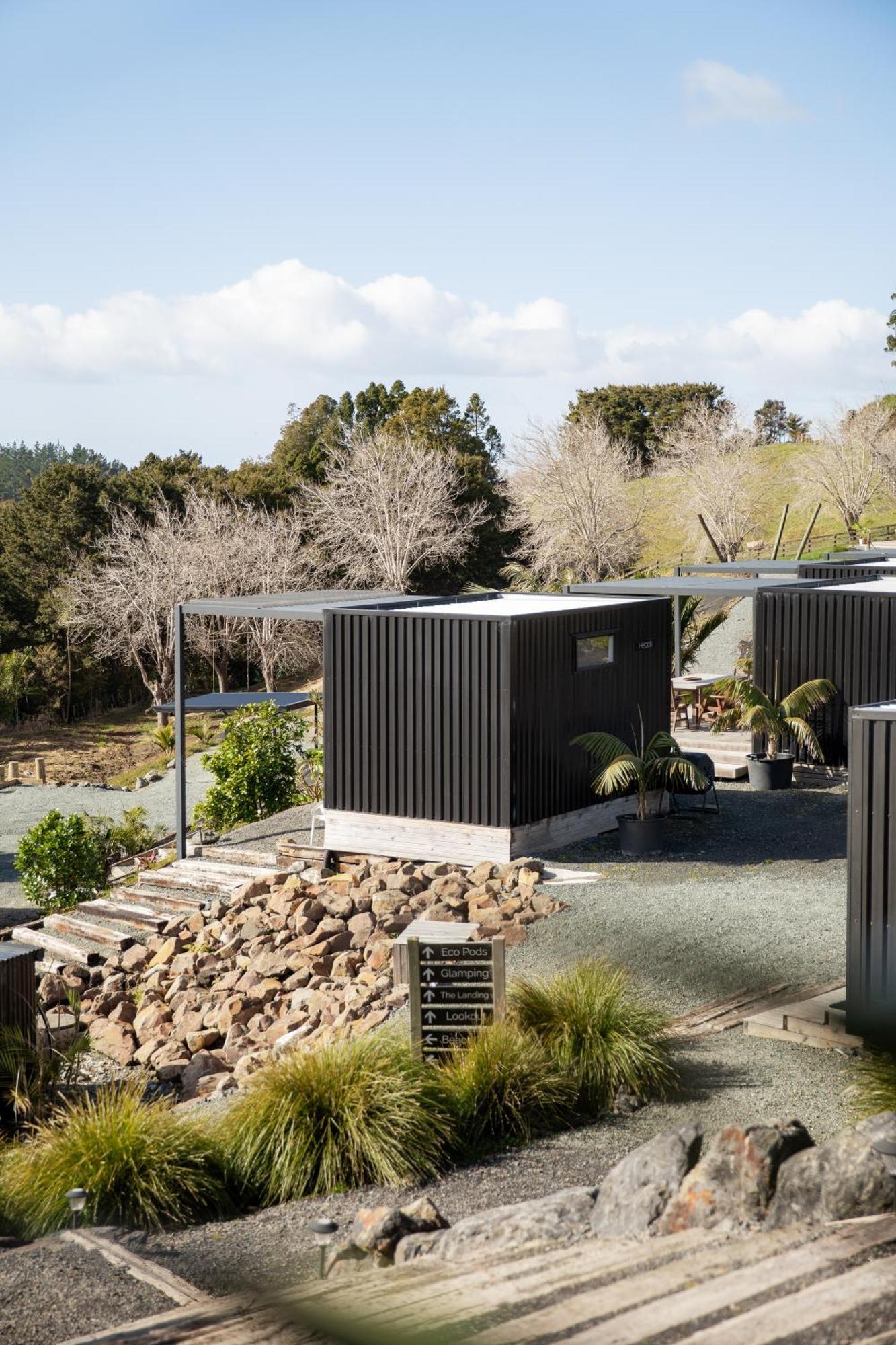 Aotearoa Surf Eco Pods Hotel Te Arai Luaran gambar
