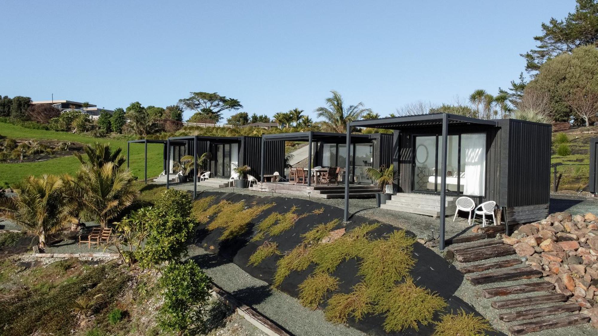 Aotearoa Surf Eco Pods Hotel Te Arai Luaran gambar